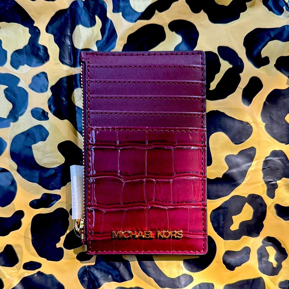 NWT MK card case